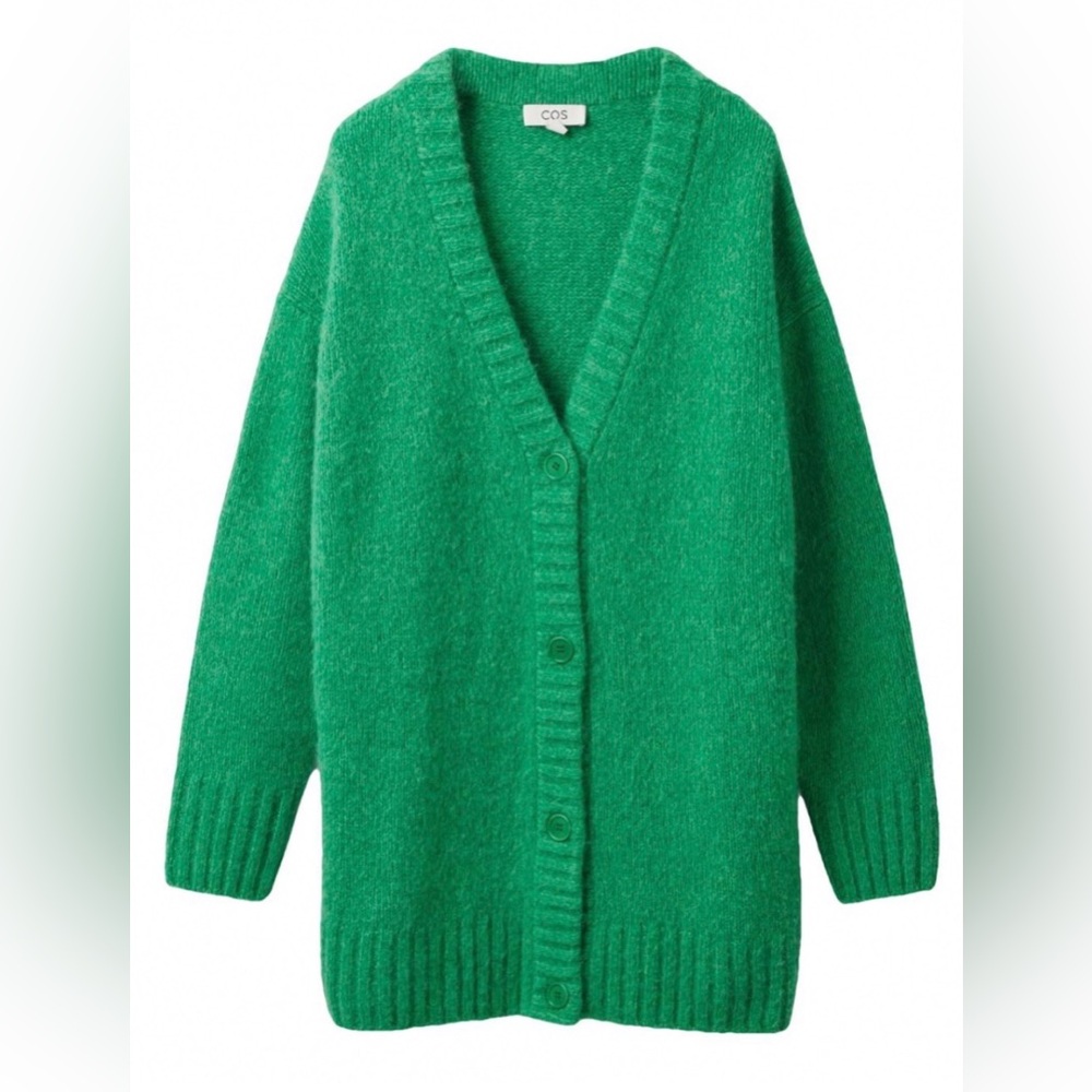 COS Wool Blend Long Cardigan